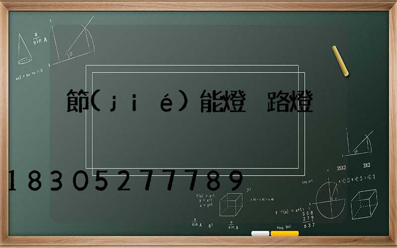 節(jié)能燈 路燈